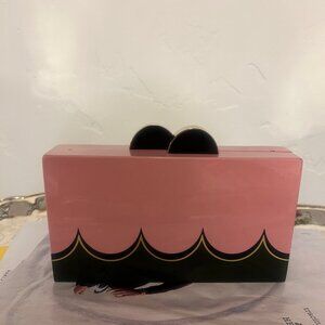 💐💐💐Kate Spade Novelty Dylan Resin Party Clutch with Imperfections 💗